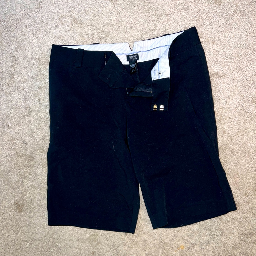 Black dress shorts